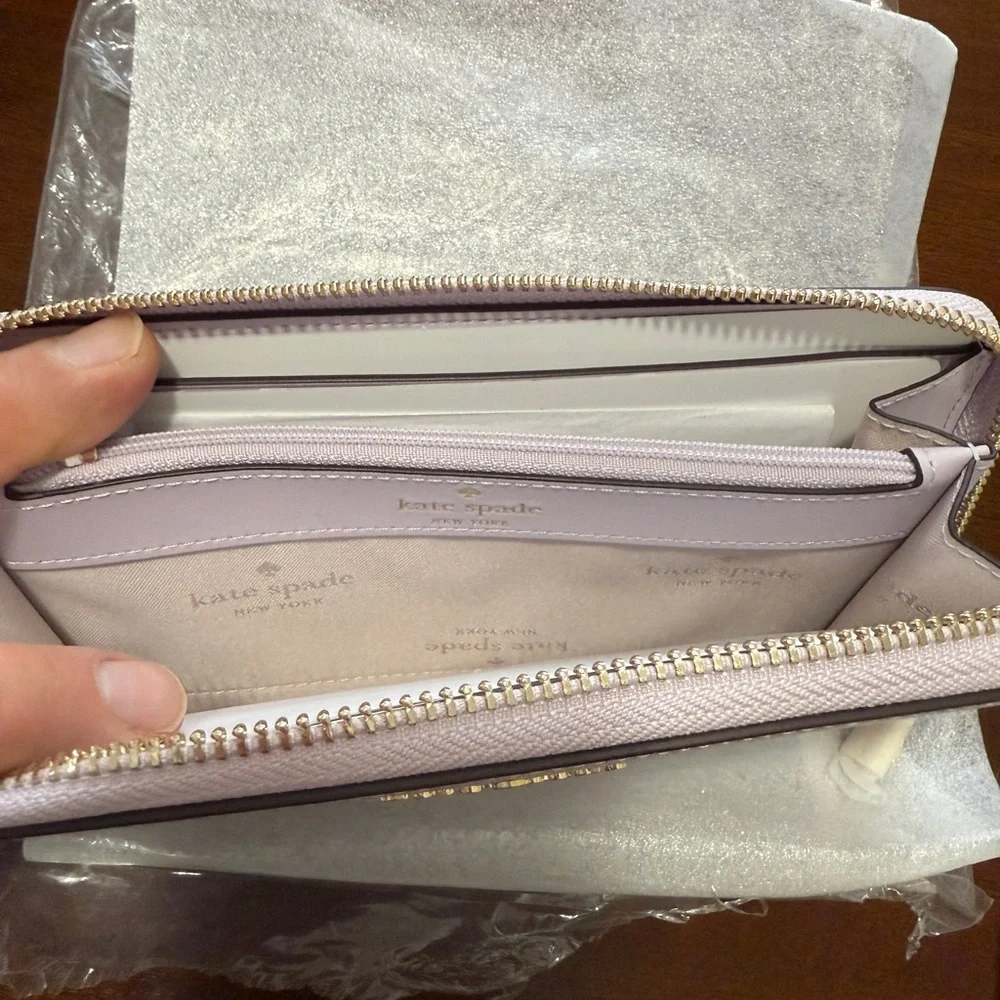 Kate Spade Lavender Wallet - Picture 2 of 7